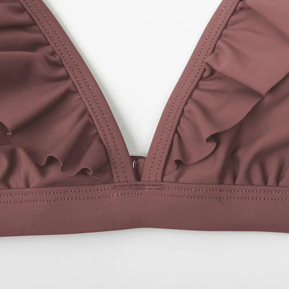 Amber bikini | Trendy & comfortabel in de kleur Bruin voor dames in Beach stijl ideaal voor de zomer.