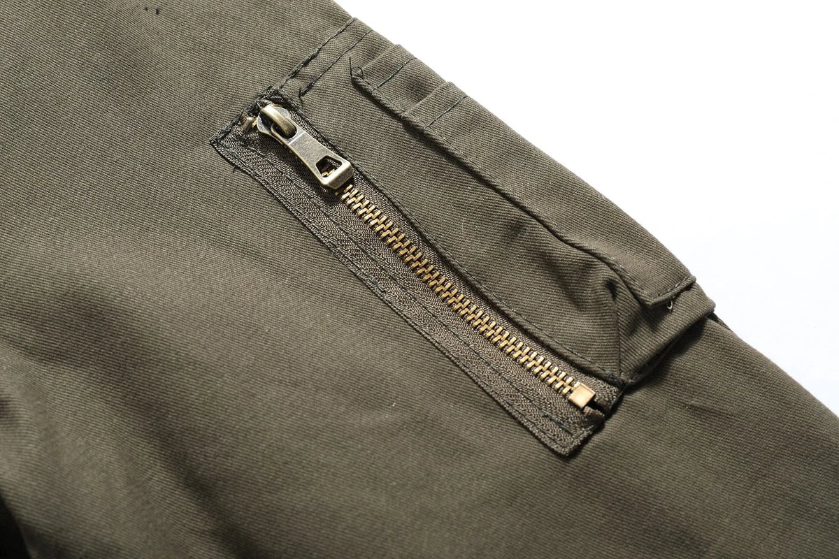 Bomberjack met shearling kraag