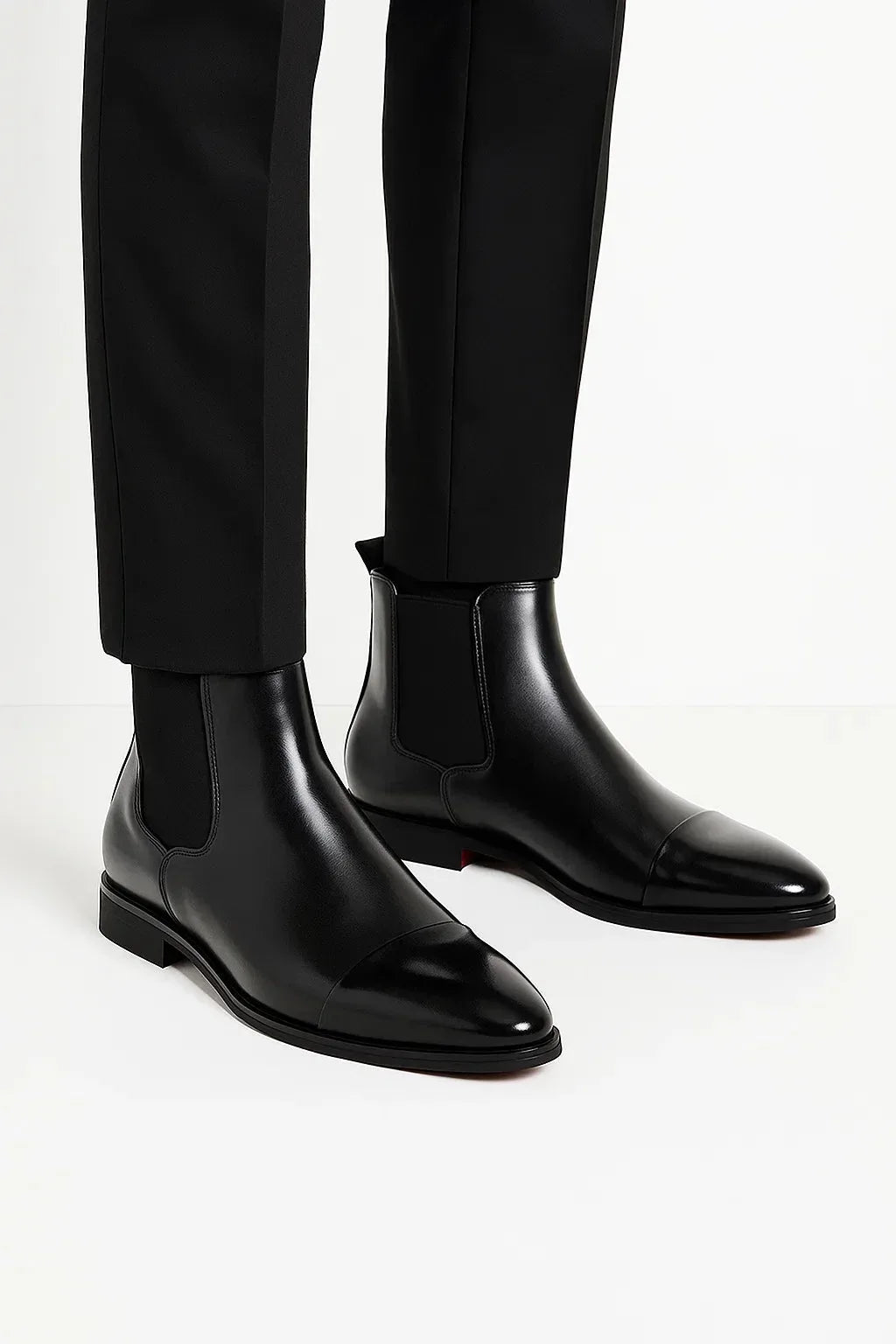 Chelsea boots met elastische zijpanelen