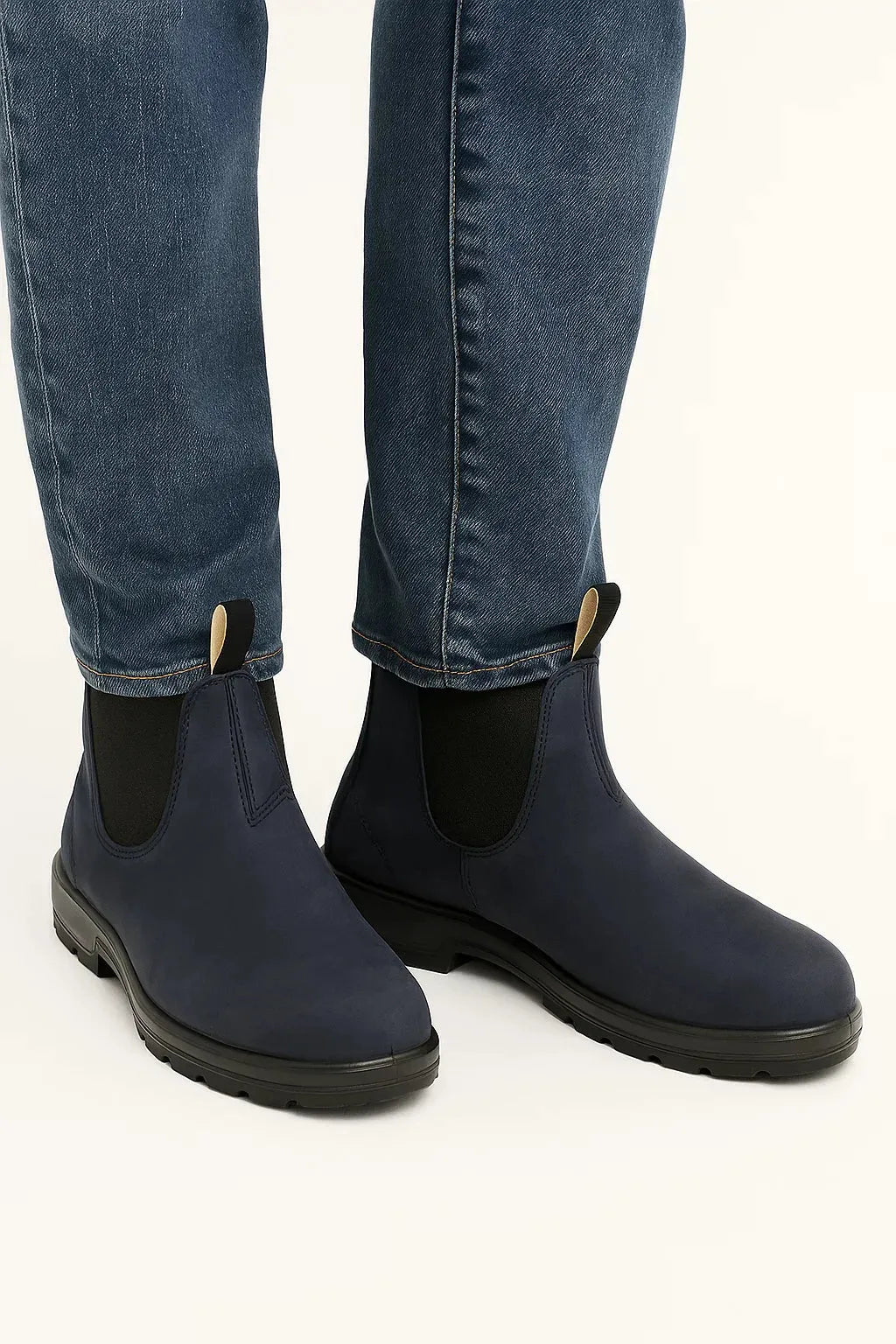 Chelsea boots met elastische zijpanelen