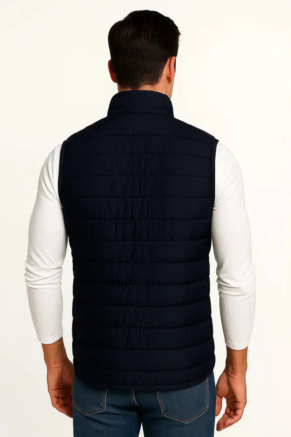 Bodywarmer met mock neckline