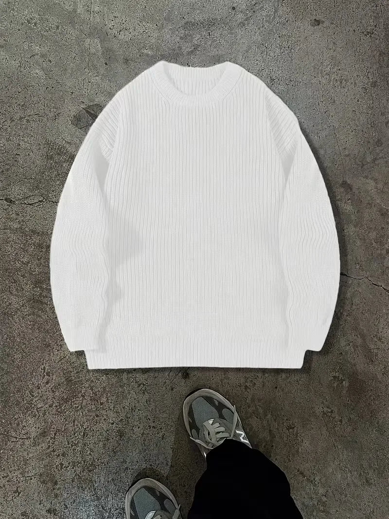 Oversized gebreide trui