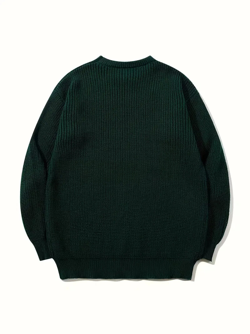 Oversized gebreide trui
