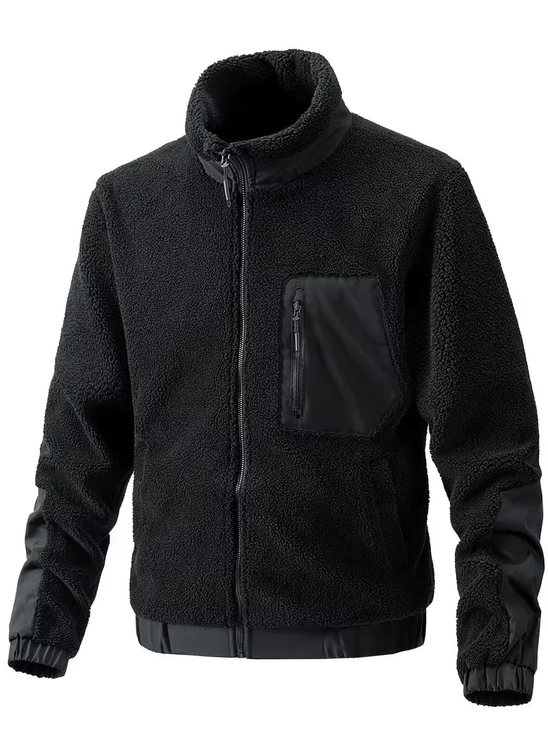 Bomberjack met fleece materiaal