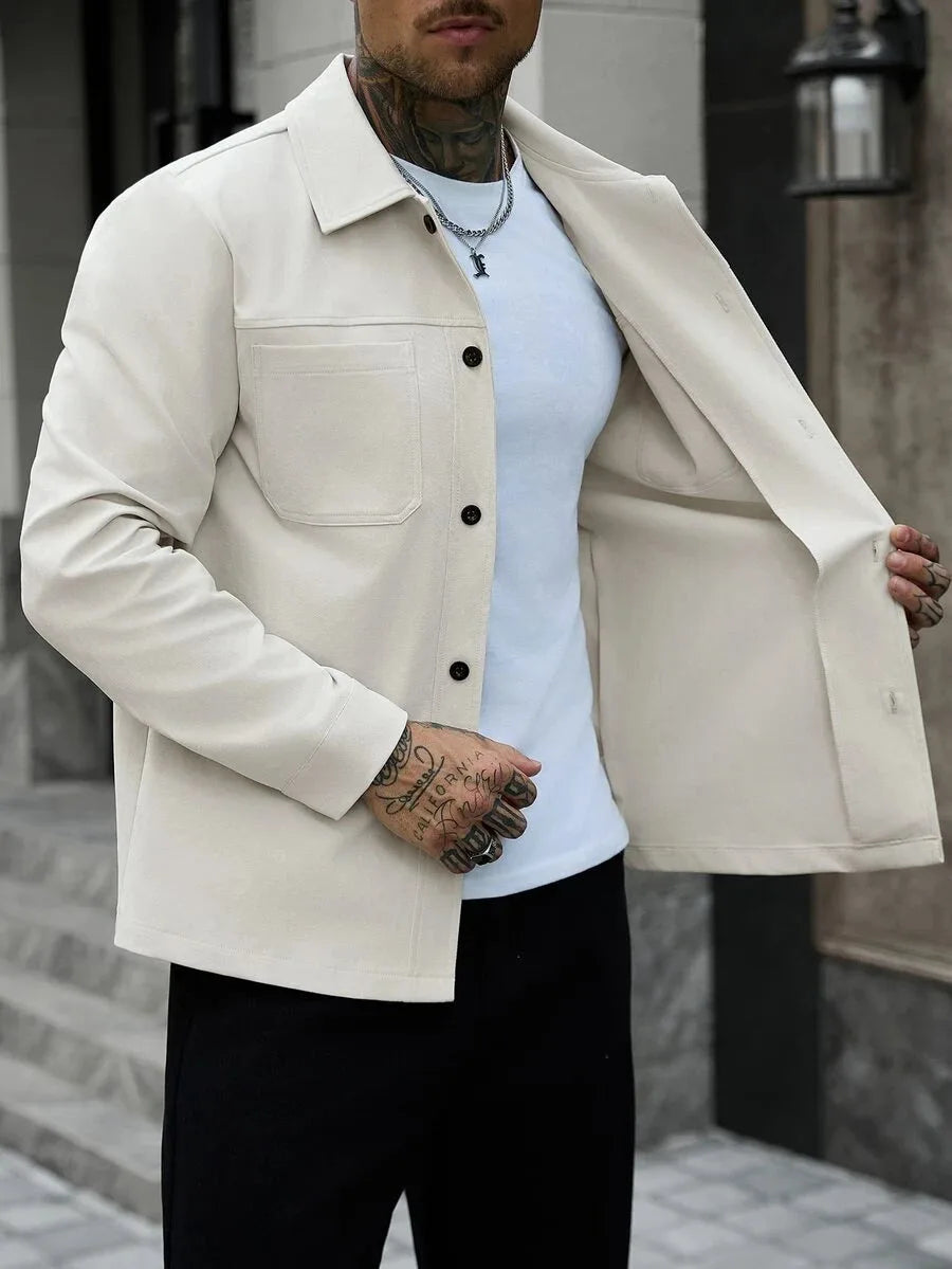 Overshirt met borstzak