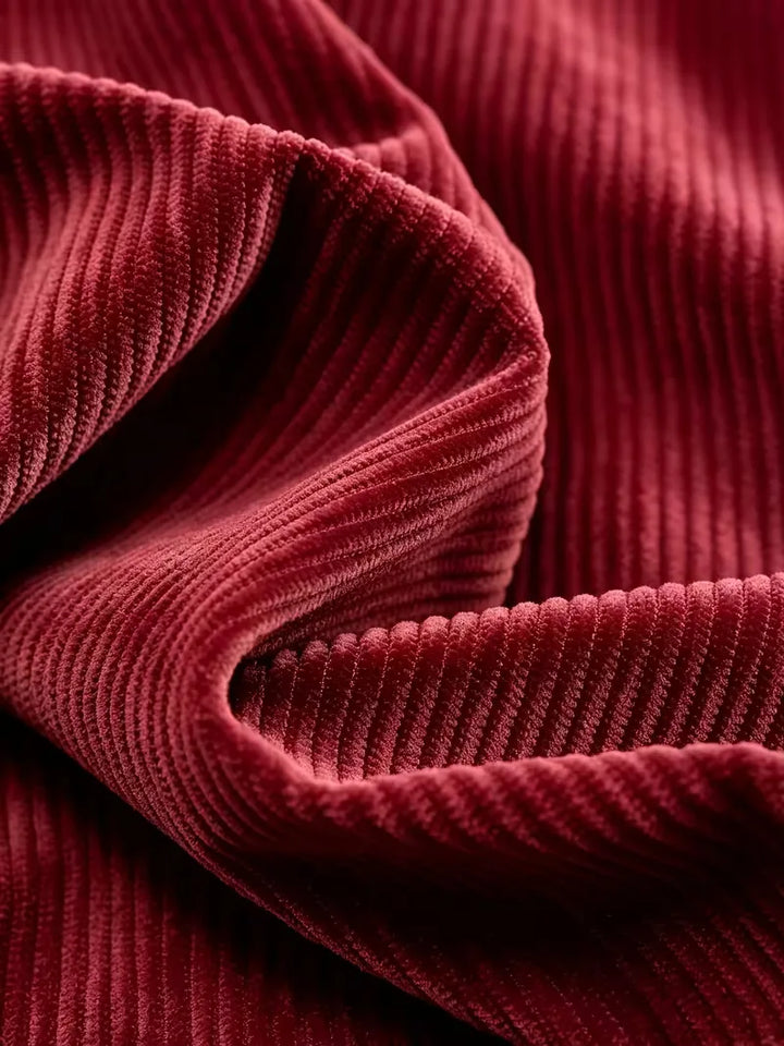 Lounge set met corduroy jacket