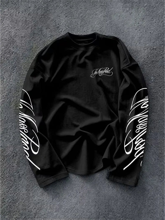 Longsleeve met geprinte tekst
