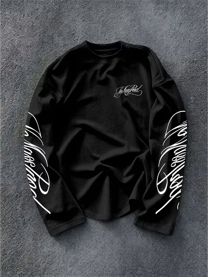 Longsleeve met geprinte tekst
