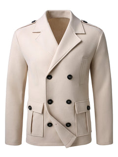 Trenchcoat met dubbele knopen