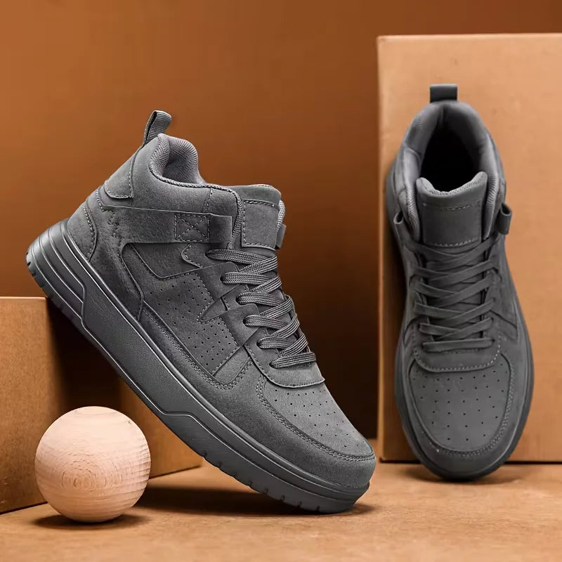 Hoge sneakers met perforated upper