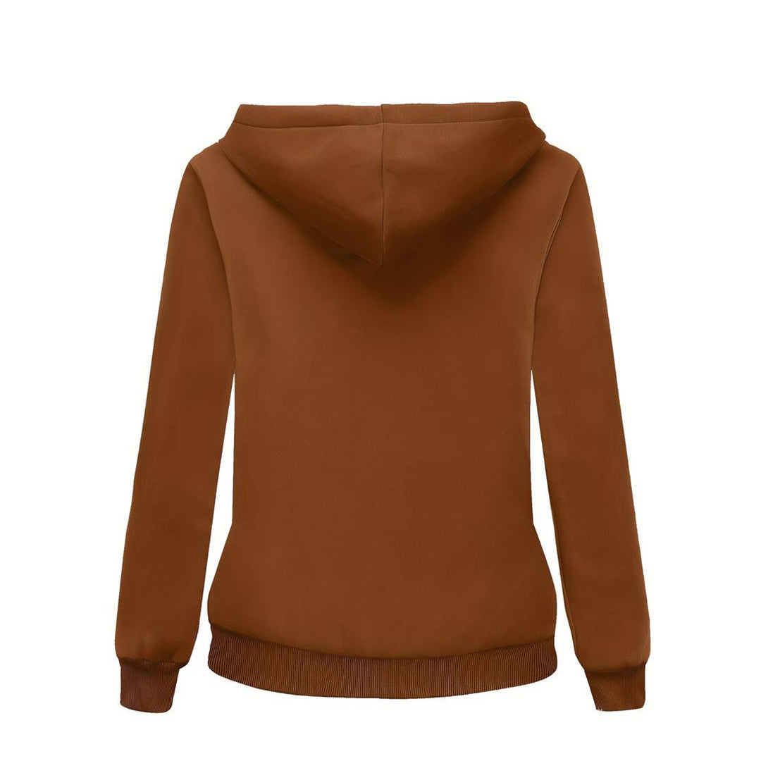Bente | Elegant Dames Sweatshirt met Koordjes in de kleur Rood voor dames in Casual stijl geschikt voor alle seizoenen.