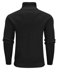 Zip-up trui met turtle