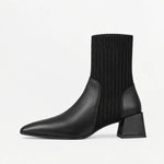 Chelsea boots met blokhak