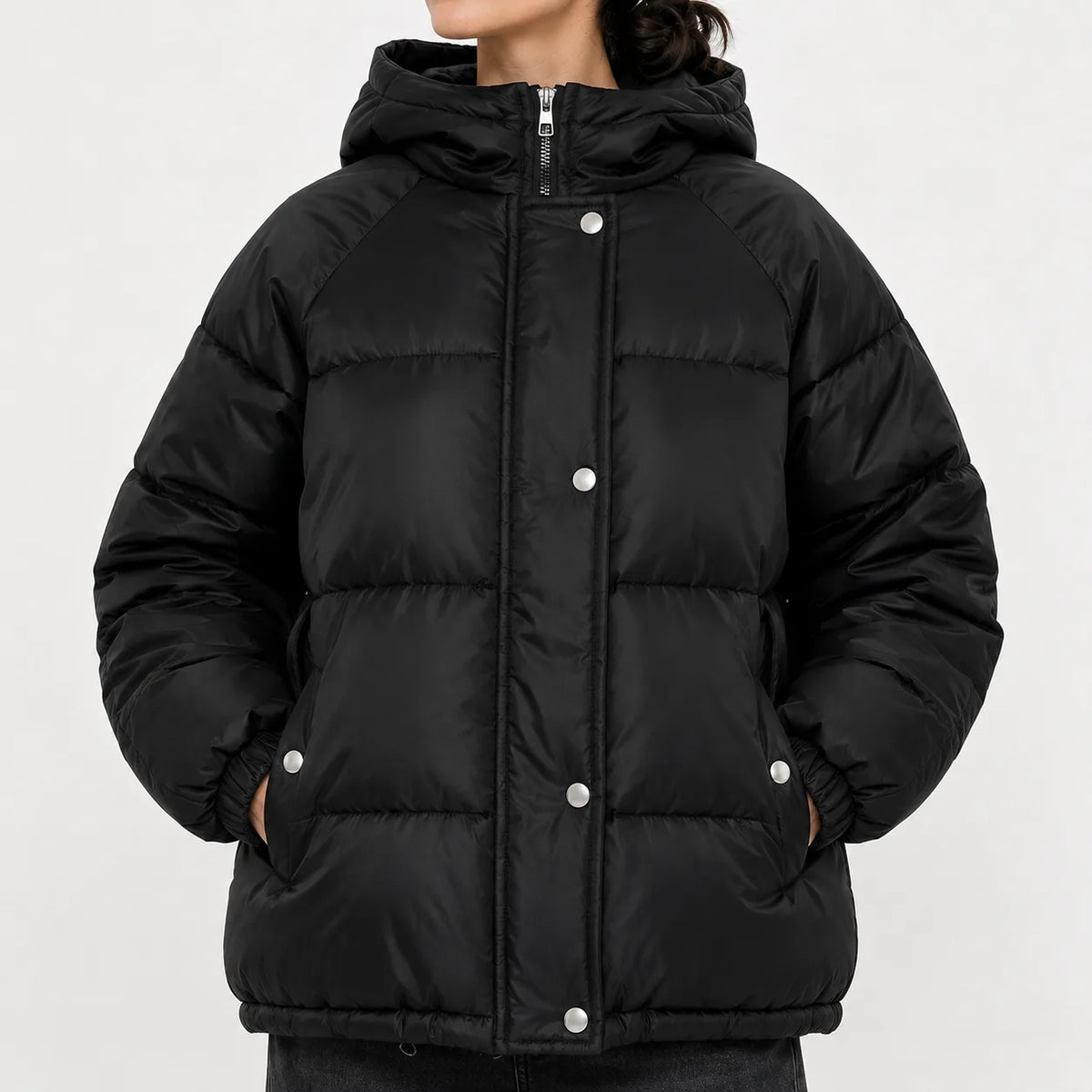 Hooded puffer jacket