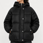 Hooded puffer jacket