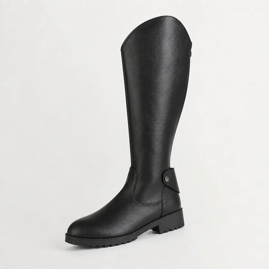 Knee-high laarzen met blokhak
