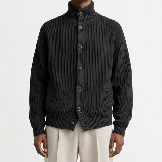 Cardigan met roll neck
