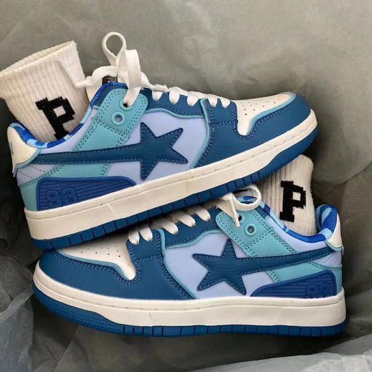 Bope | Stijlvolle sterren sneakers in de kleur Blauw voor heren in stijl ideaal voor de herfst.