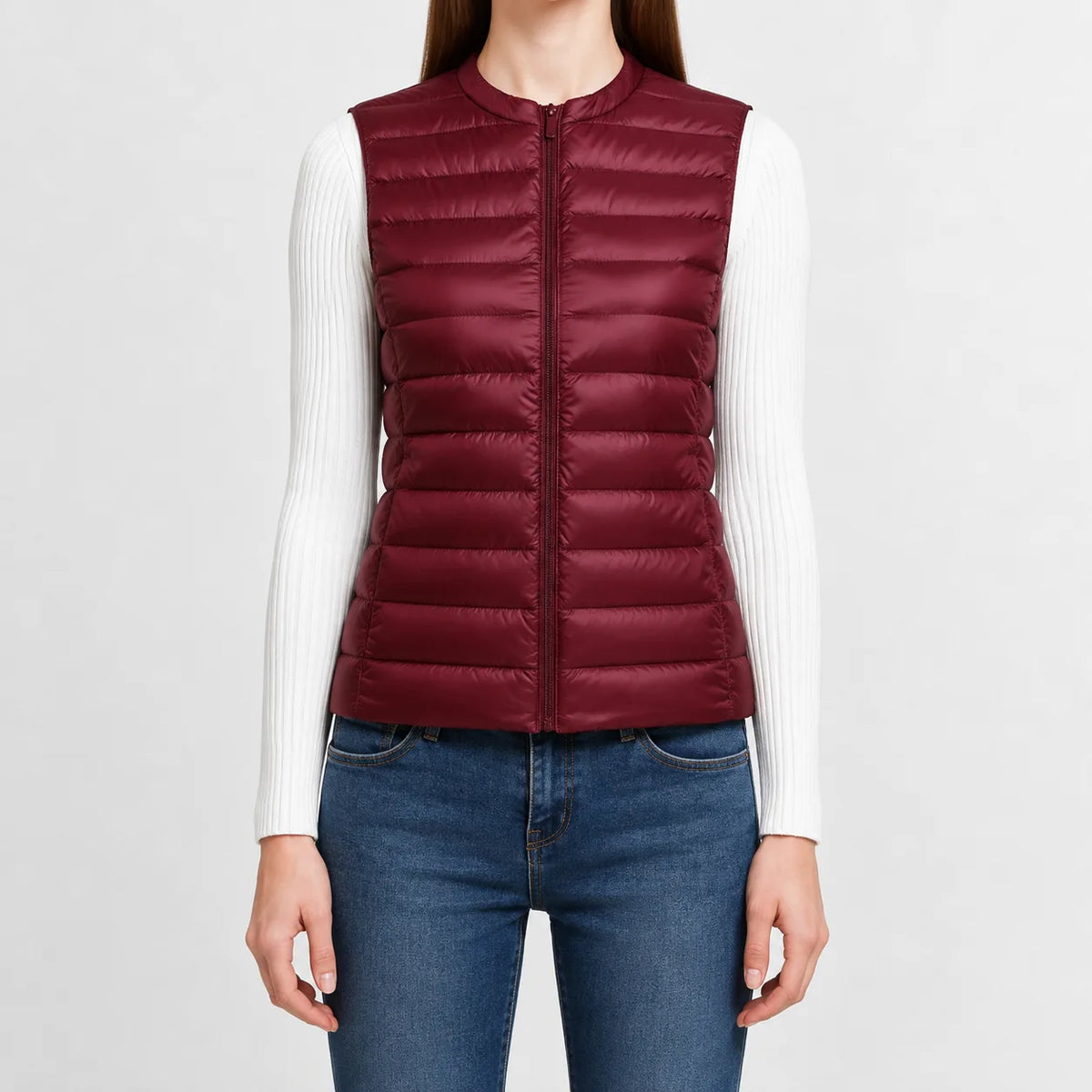 Lichtgewicht quilted gilet