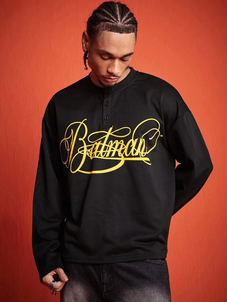 Longsleeve met Batman print