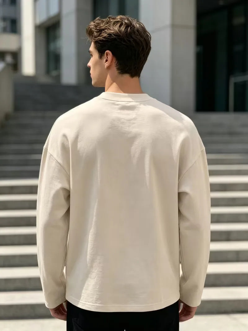 Longsleeve met crew neckline