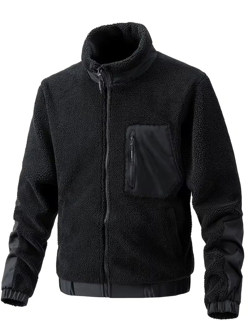 Bomberjack met fleece materiaal
