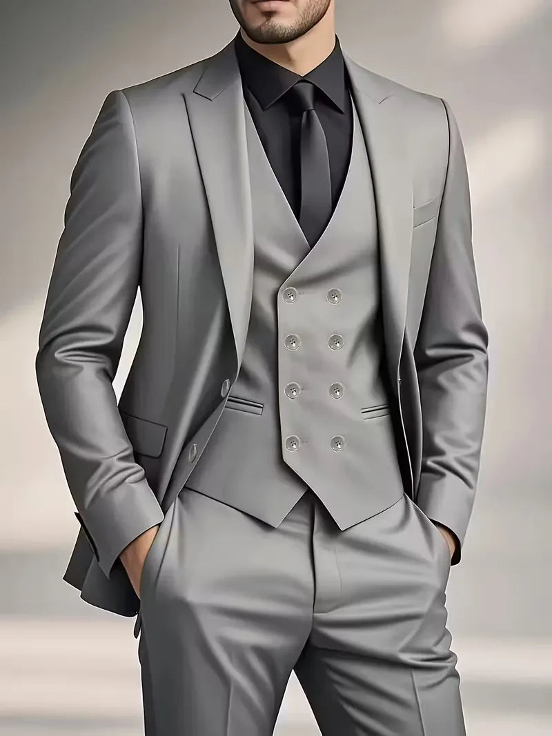 Drie-delig pak met slim fit