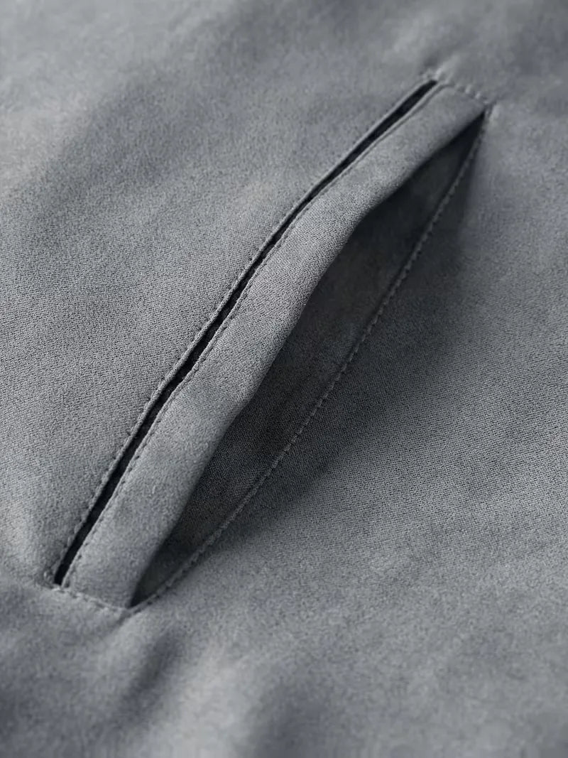 Puffer jacket met plush lining