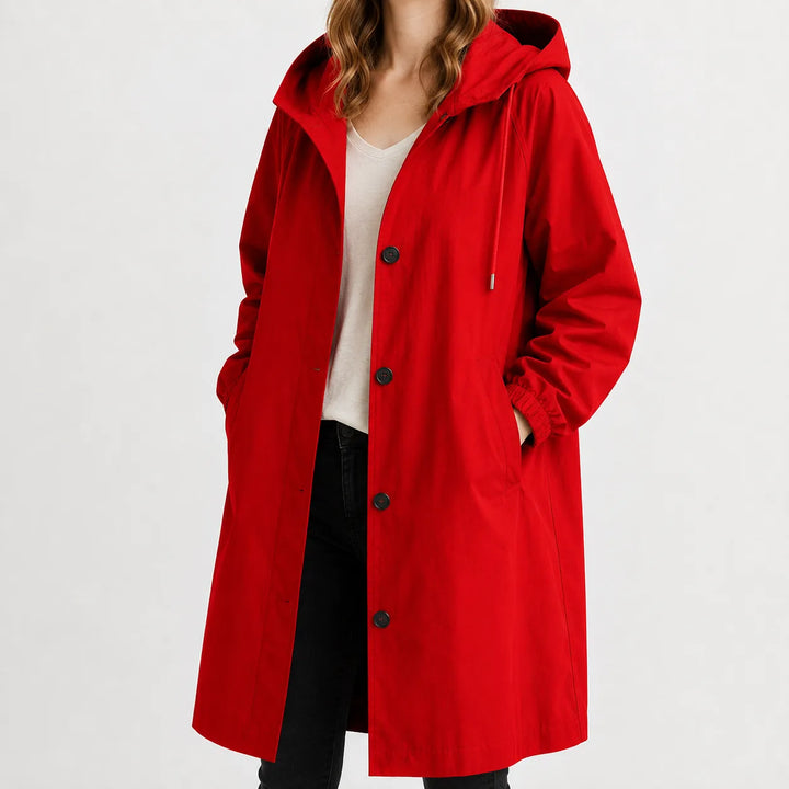 Hooded waterdichte jas