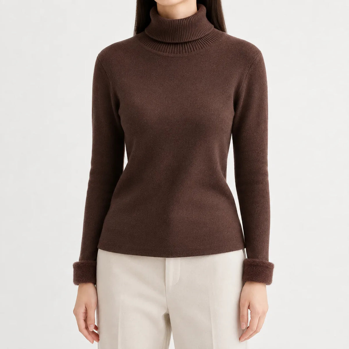 Sweater met turtle neckline