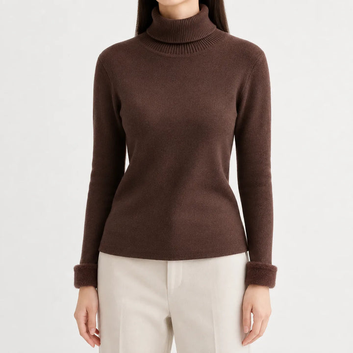 Sweater met turtle neckline