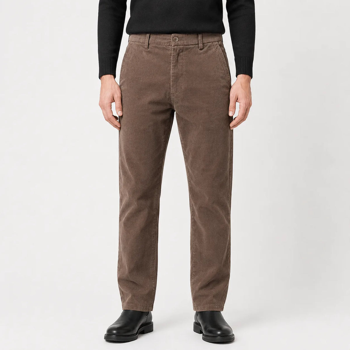 Pantalons straight leg corduroy