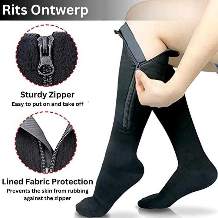 Comfortabele compressiekousen in de kleur S-M (35-40) voor dames in stijl geschikt voor alle seizoenen.