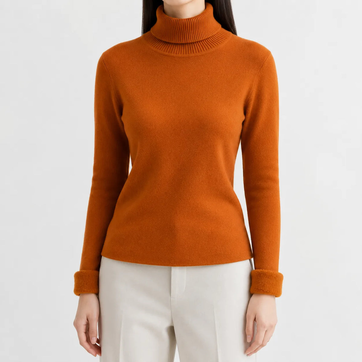 Sweater met turtle neckline