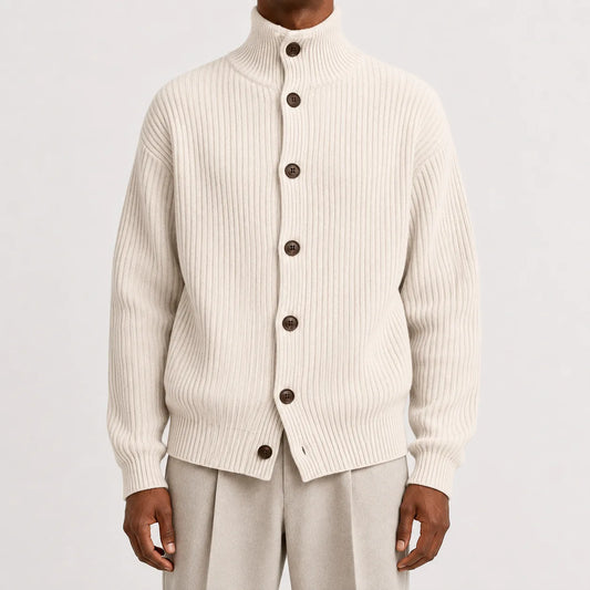 Cardigan met roll neck