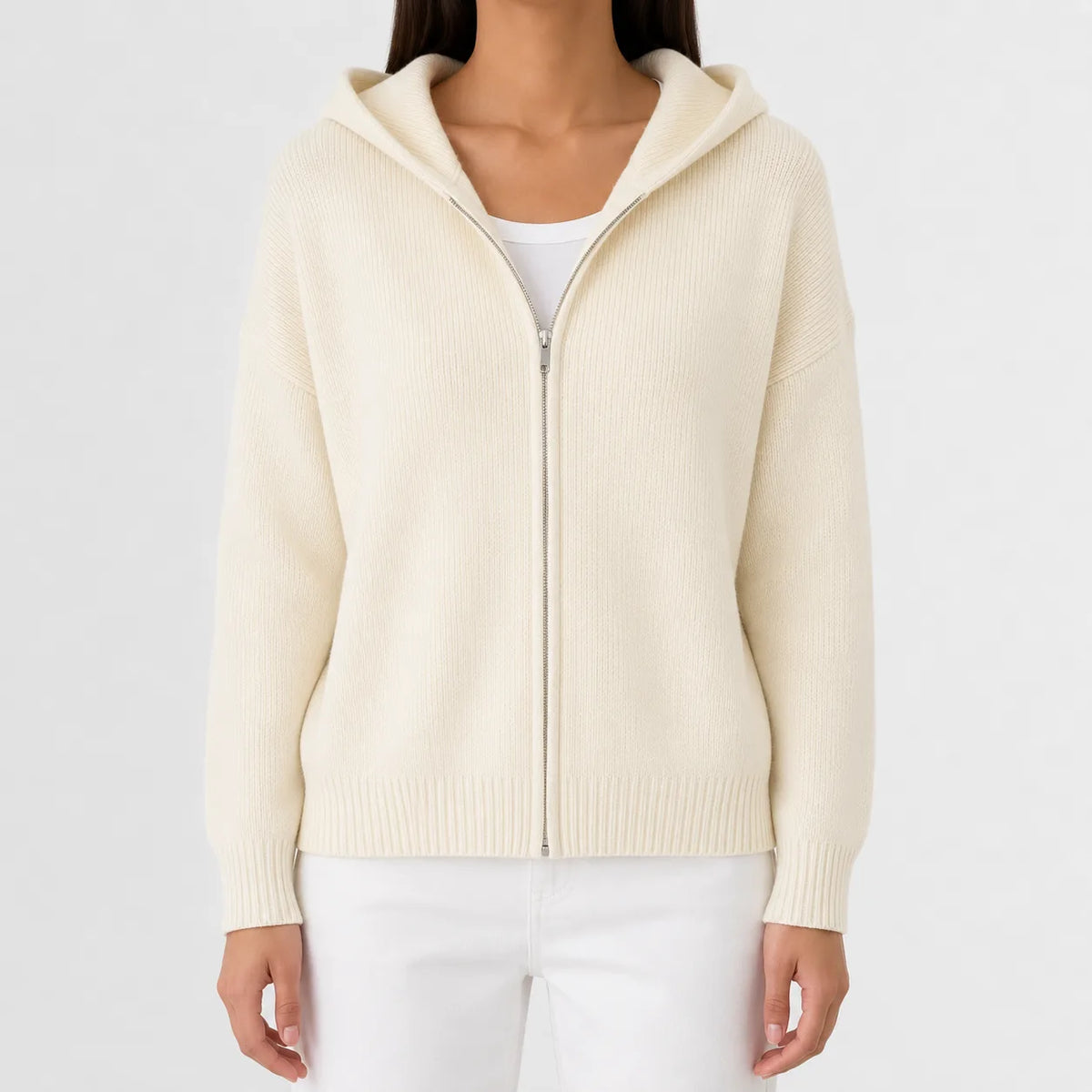 Zip-up hoodie met lange mouwen