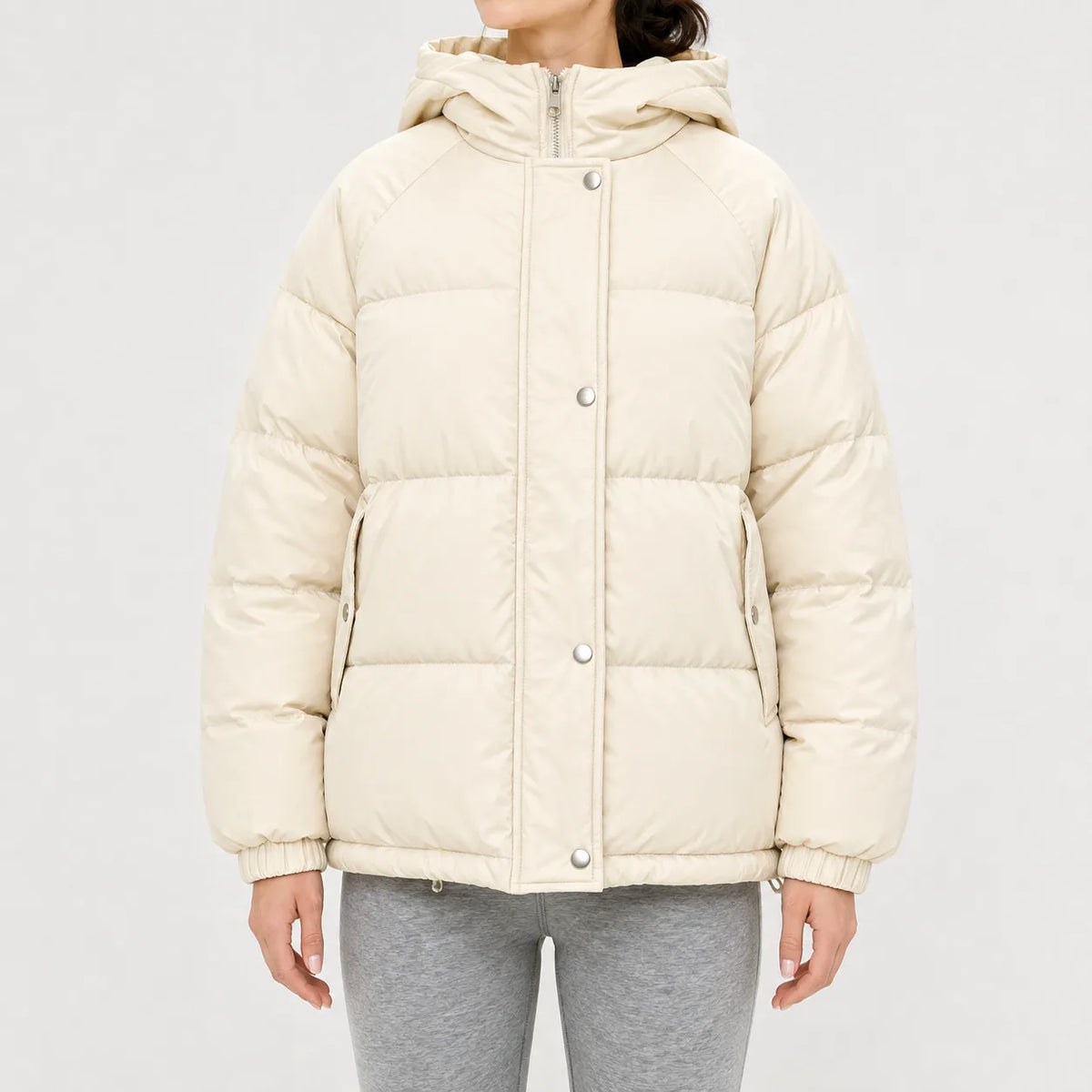 Hooded puffer jacket
