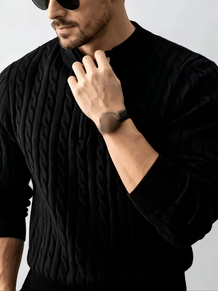 Kabeltrui met half-zip