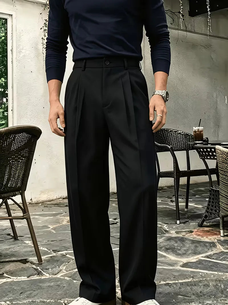 Pantalons met wijde fit