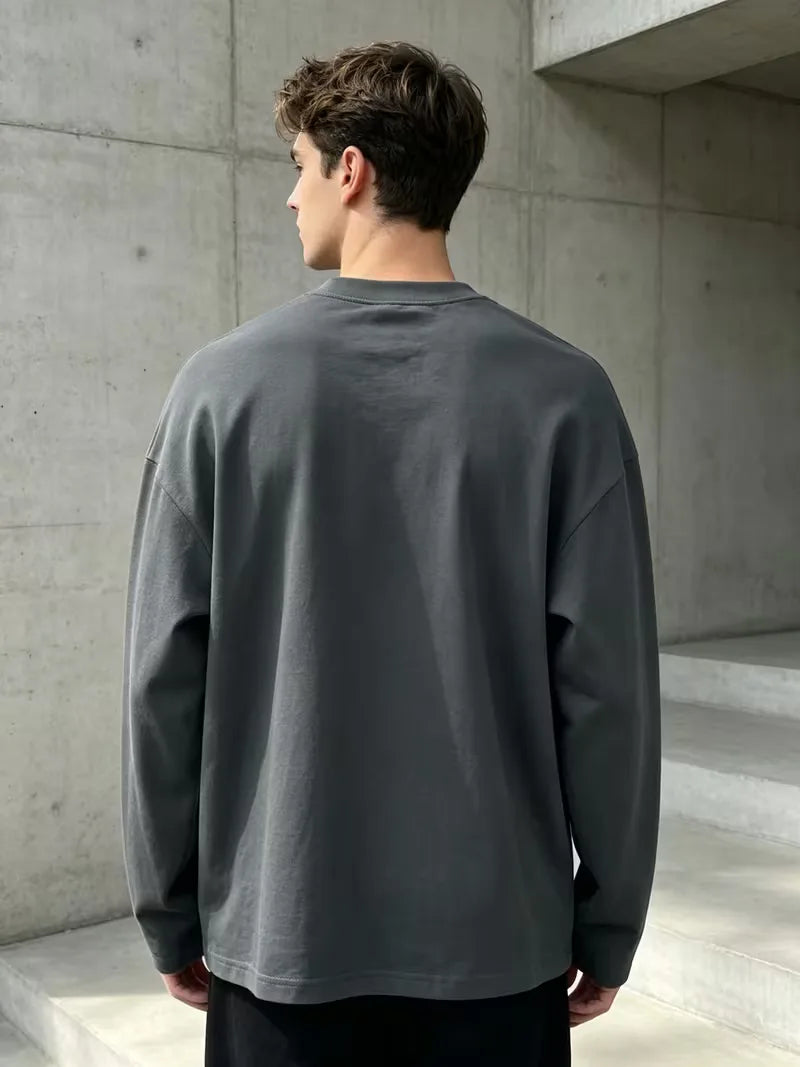 Longsleeve met crew neckline