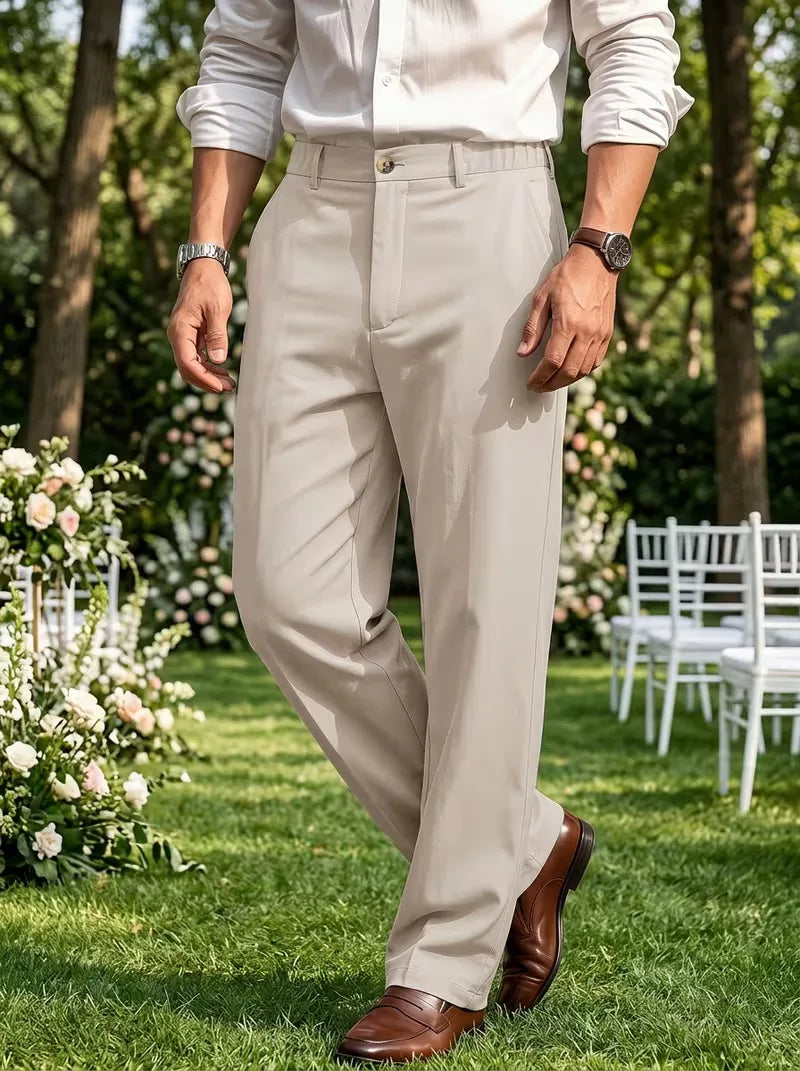 Pantalons met rechte pijpen