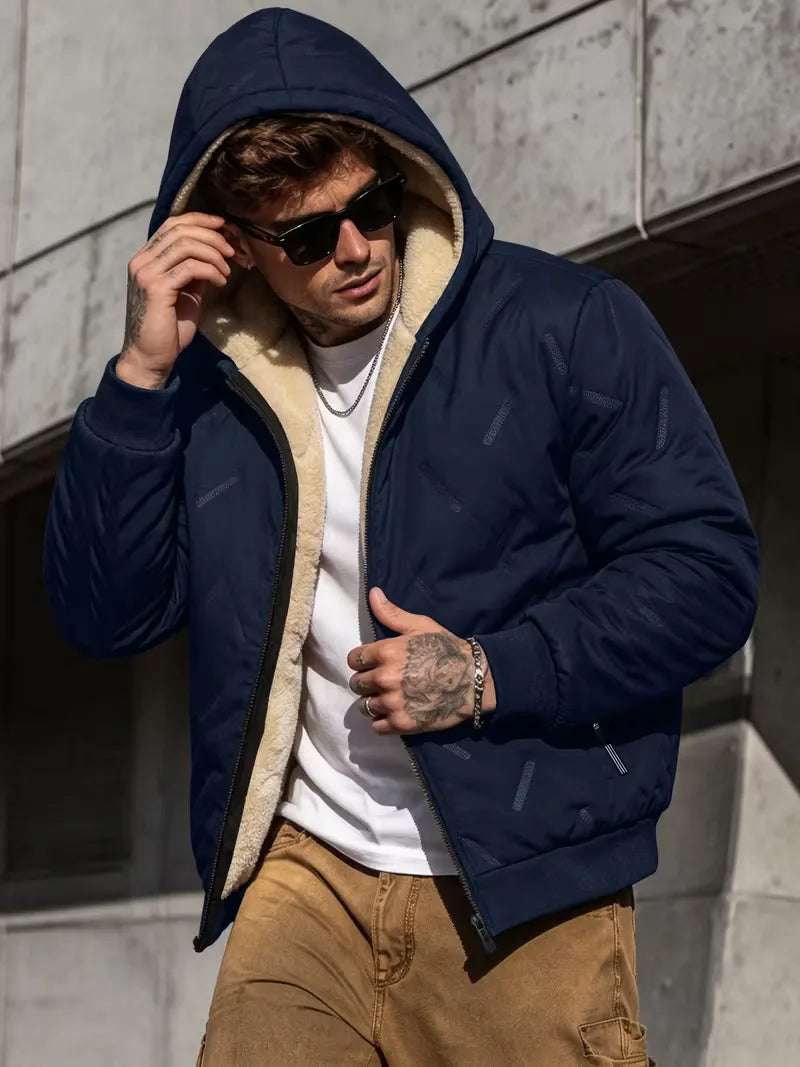 Puffer jacket met capuchon