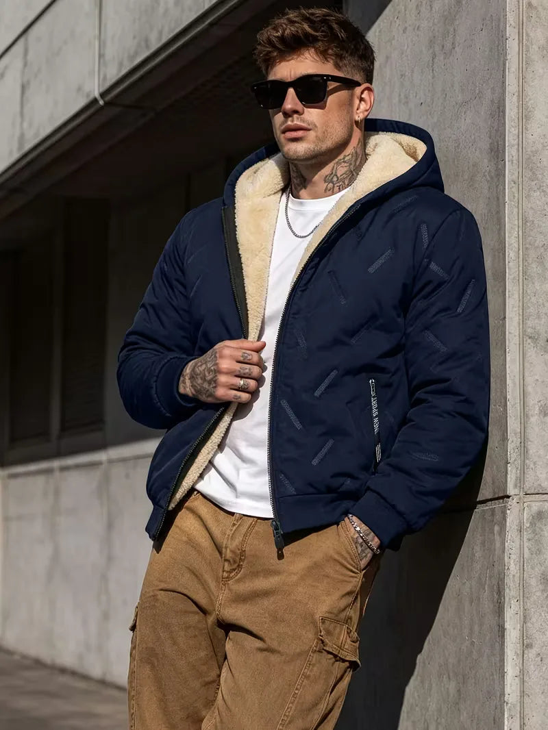 Puffer jacket met capuchon