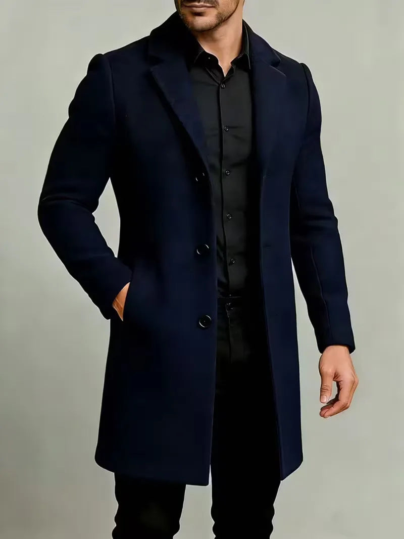 Trenchcoat met lapel collar