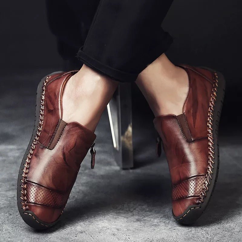 Daan | Klassieke leren herenschoenen in de kleur Zwart voor heren in Heritage stijl geschikt voor alle seizoenen.