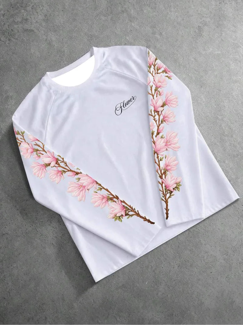 Longsleeve T-shirt met contrast