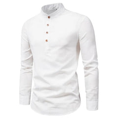 Daniel | Stijlvol heren overhemd in de kleur Wit voor heren in stijl ideaal voor de herfst.