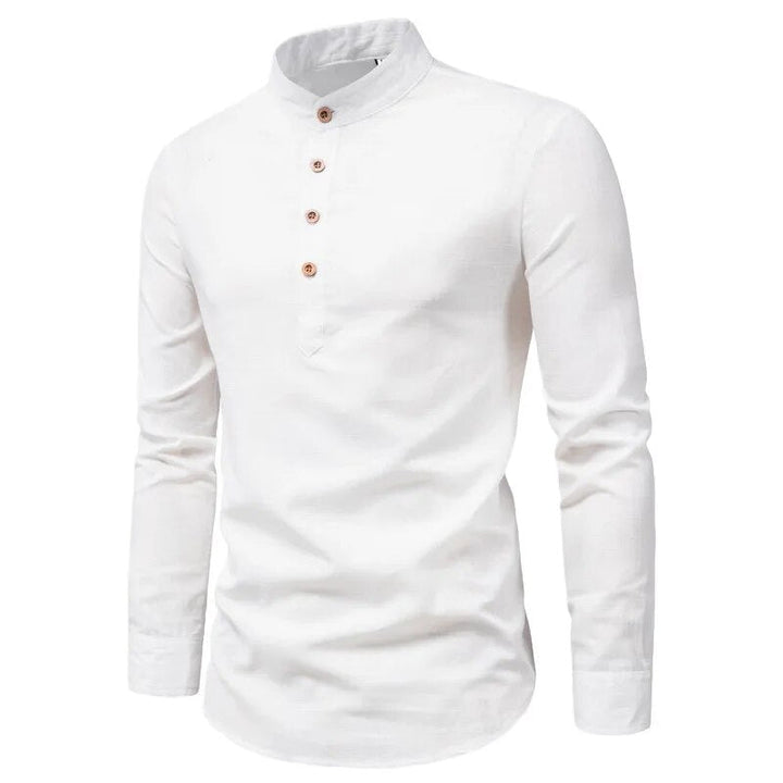 Daniel | Stijlvol heren overhemd in de kleur Wit voor heren in stijl ideaal voor de herfst.