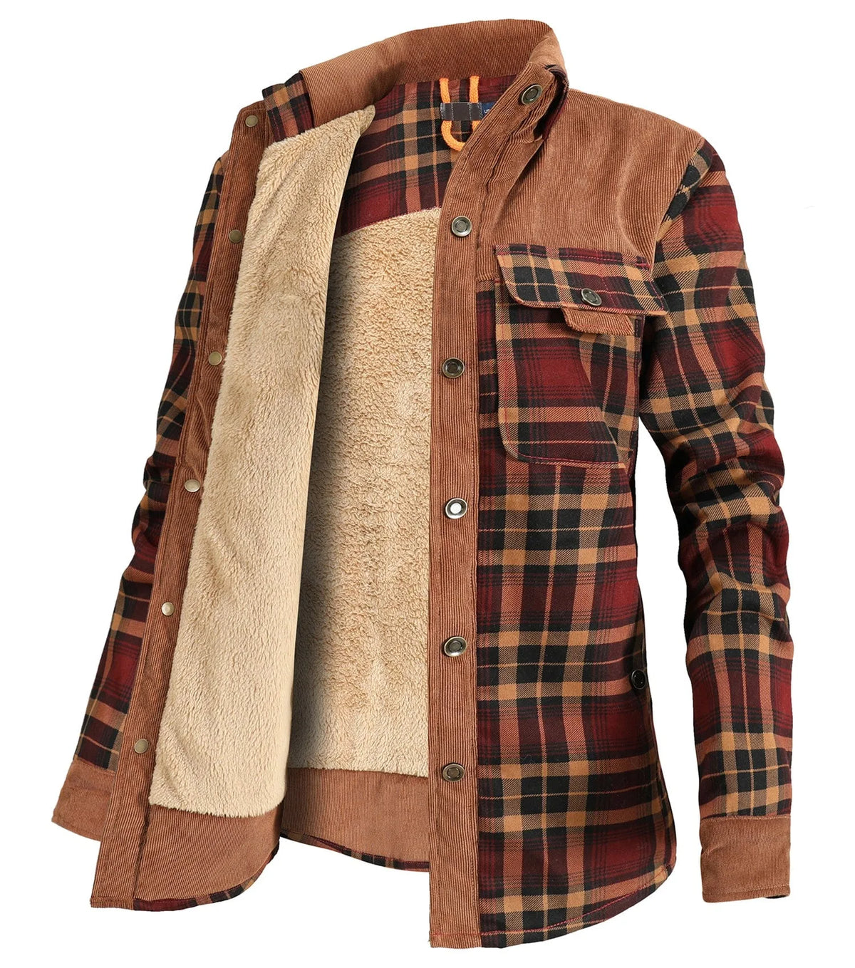 Jacket met ruit en borstzak