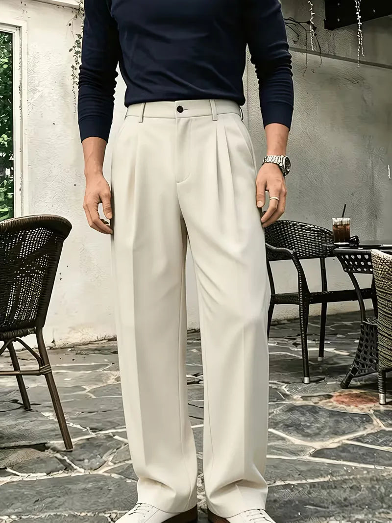 Pantalons met wijde fit